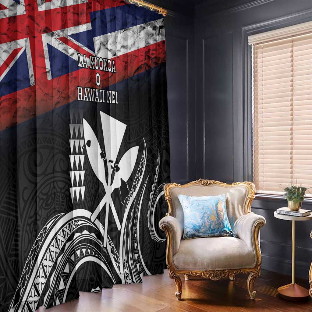 Hawaii Independence Day Window Curtain La Kuokoa - Happy 28th November LT14 - Polynesian Pride