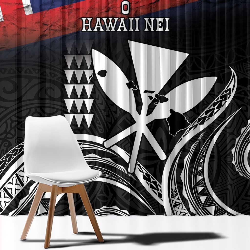 Hawaii Independence Day Window Curtain La Kuokoa - Happy 28th November LT14 - Polynesian Pride