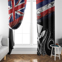 Hawaii Independence Day Window Curtain La Kuokoa - Happy 28th November LT14 - Polynesian Pride