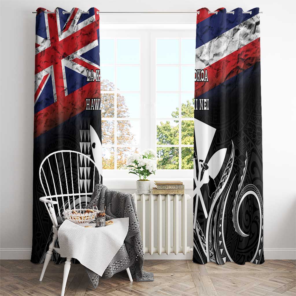 Hawaii Independence Day Window Curtain La Kuokoa - Happy 28th November LT14 - Polynesian Pride