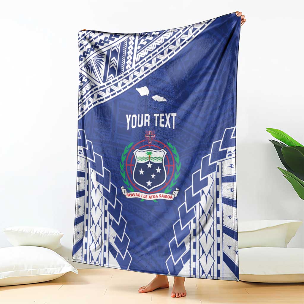 Toa Samoa Rugby Custom Blanket Go Champions Pacific Samoan Pattern - Polynesian Pride