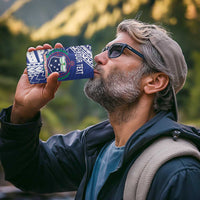 Toa Samoa Rugby Custom 4 in 1 Can Cooler Tumbler Go Champions Pacific Samoan Pattern - Polynesian Pride