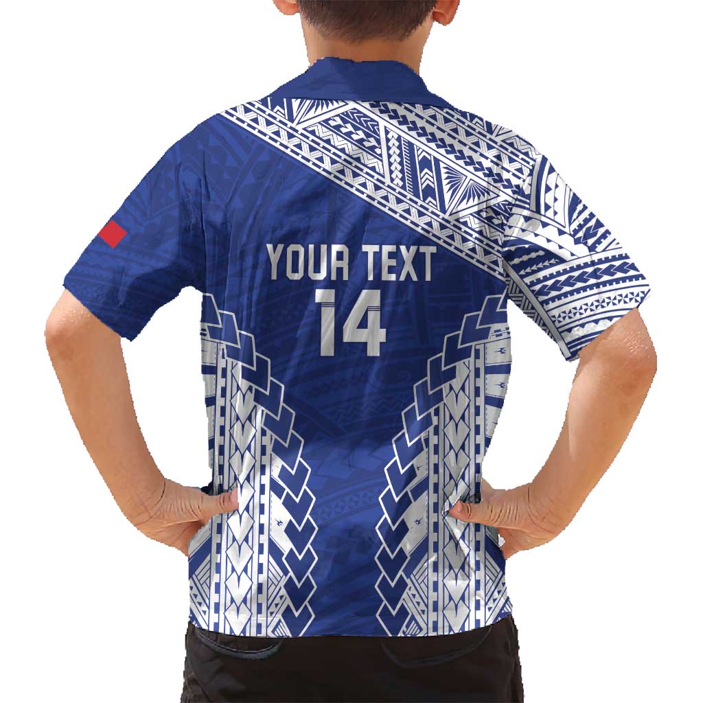 Toa Samoa Rugby Custom Family Matching Long Sleeve Bodycon Dress and Hawaiian Shirt Go Champions Pacific Samoan Pattern - Polynesian Pride
