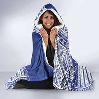 Toa Samoa Rugby Custom Hooded Blanket Go Champions Pacific Samoan Pattern - Polynesian Pride