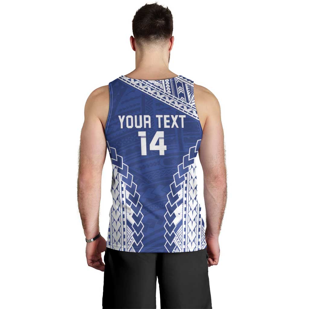 Toa Samoa Rugby Custom Men Tank Top Go Champions Pacific Samoan Pattern - Polynesian Pride