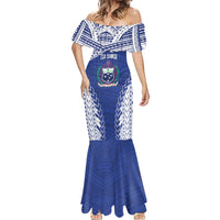 Toa Samoa Rugby Custom Mermaid Dress Go Champions Pacific Samoan Pattern - Polynesian Pride