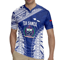 Toa Samoa Rugby Custom Rugby Jersey Go Champions Pacific Samoan Pattern - Polynesian Pride