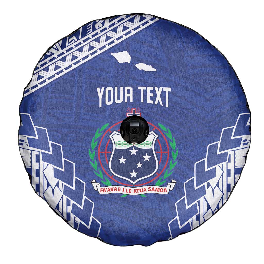 Toa Samoa Rugby Custom Spare Tire Cover Go Champions Pacific Samoan Pattern - Polynesian Pride