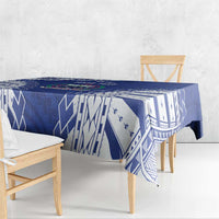 Toa Samoa Rugby Custom Tablecloth Go Champions Pacific Samoan Pattern - Polynesian Pride