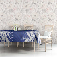 Toa Samoa Rugby Custom Tablecloth Go Champions Pacific Samoan Pattern - Polynesian Pride