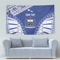 Toa Samoa Rugby Custom Tapestry Go Champions Pacific Samoan Pattern - Polynesian Pride