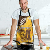 Personalized Mililani Hawaii High School Apron Puakenikeni Lei Hawaiian Pattern LT14 - Polynesian Pride