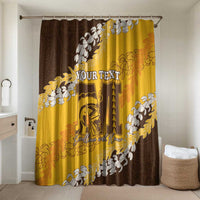 Personalized Mililani Hawaii High School Bathroom Set Puakenikeni Lei Hawaiian Pattern - Polynesian Pride