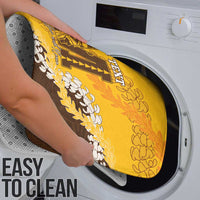 Personalized Mililani Hawaii High School Bathroom Set Puakenikeni Lei Hawaiian Pattern - Polynesian Pride