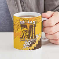 Personalized Mililani Hawaii High School Ceramic Mug Puakenikeni Lei Hawaiian Pattern LT14 - Polynesian Pride