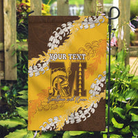 Personalized Mililani Hawaii High School Garden Flag Puakenikeni Lei Hawaiian Pattern - Polynesian Pride