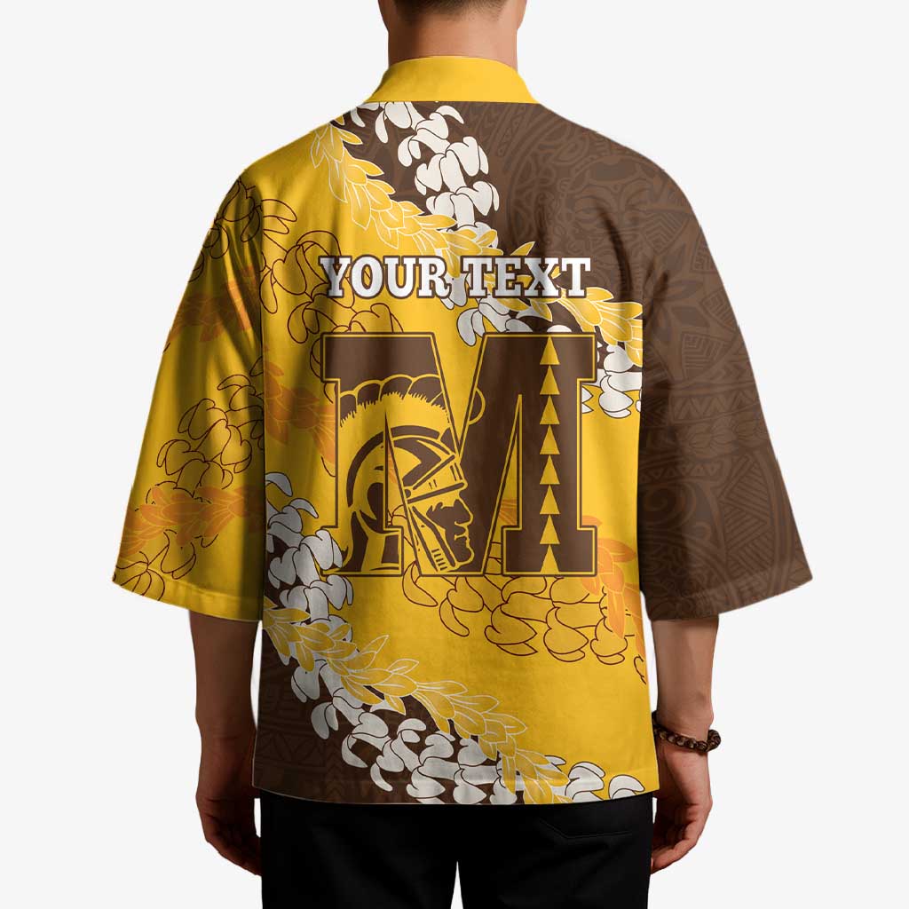 Personalized Mililani Hawaii High School Kimono Puakenikeni Lei Hawaiian Pattern - Polynesian Pride