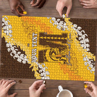 Personalized Mililani Hawaii High School Puzzle Puakenikeni Lei Hawaiian Pattern LT14 - Polynesian Pride