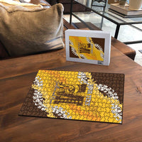 Personalized Mililani Hawaii High School Puzzle Puakenikeni Lei Hawaiian Pattern LT14 - Polynesian Pride