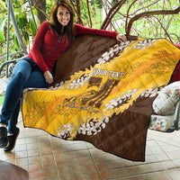 Personalized Mililani Hawaii High School Quilt Puakenikeni Lei Hawaiian Pattern - Polynesian Pride