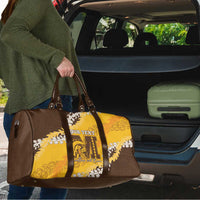 Personalized Mililani Hawaii High School Travel Bag Puakenikeni Lei Hawaiian Pattern - Polynesian Pride