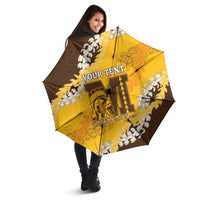 Personalized Mililani Hawaii High School Umbrella Puakenikeni Lei Hawaiian Pattern LT14 - Polynesian Pride