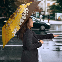 Personalized Mililani Hawaii High School Umbrella Puakenikeni Lei Hawaiian Pattern LT14 - Polynesian Pride