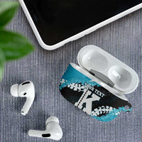 Personalized Kapolei Hawaii High School AirPods Case Puakenikeni Lei Hawaiian Pattern - Polynesian Pride