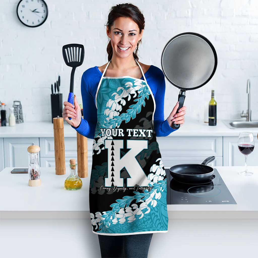 Personalized Kapolei Hawaii High School Apron Puakenikeni Lei Hawaiian Pattern LT14 - Polynesian Pride