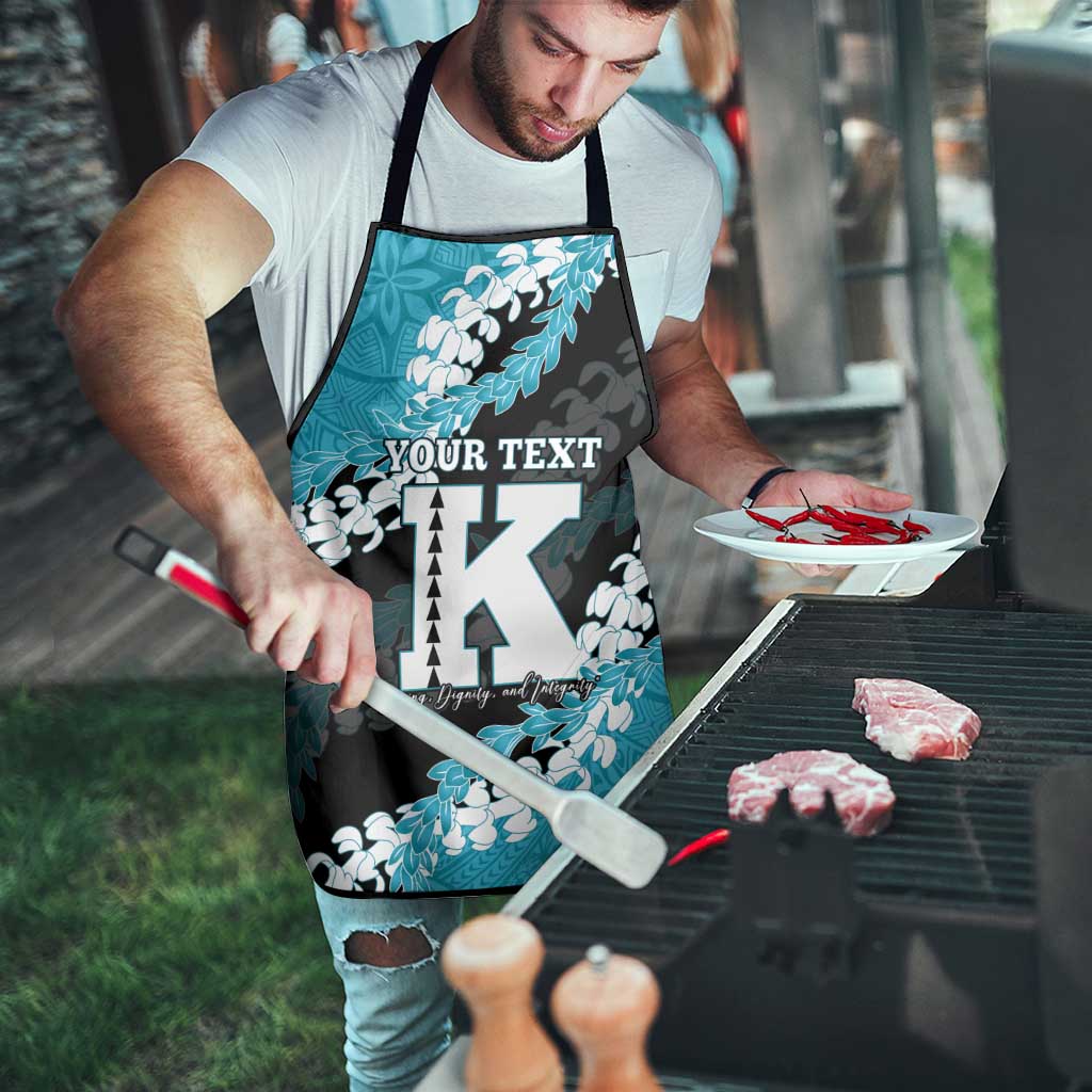 Personalized Kapolei Hawaii High School Apron Puakenikeni Lei Hawaiian Pattern LT14 - Polynesian Pride