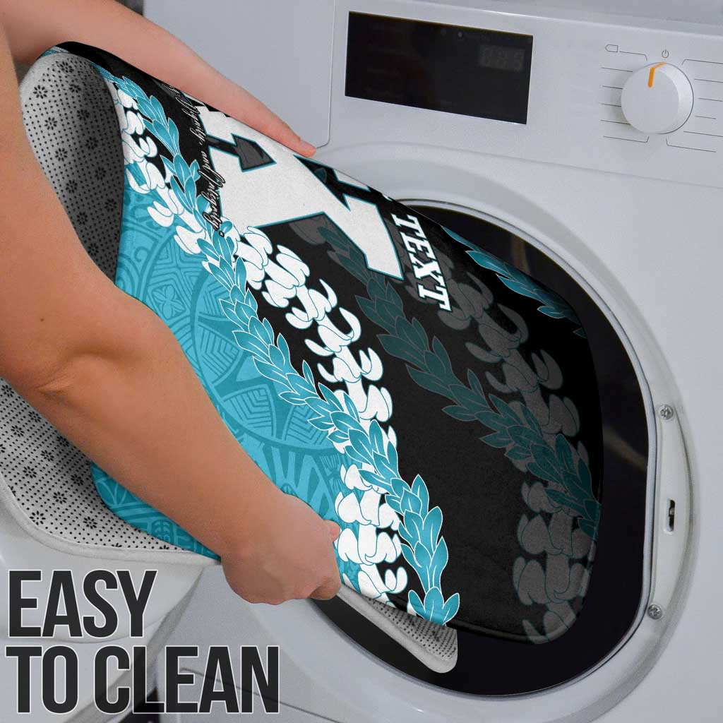 Personalized Kapolei Hawaii High School Bathroom Set Puakenikeni Lei Hawaiian Pattern - Polynesian Pride