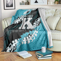Personalized Kapolei Hawaii High School Blanket Puakenikeni Lei Hawaiian Pattern - Polynesian Pride