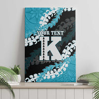 Personalized Kapolei Hawaii High School Canvas Wall Art Puakenikeni Lei Hawaiian Pattern LT14 - Polynesian Pride