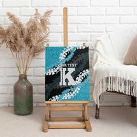 Personalized Kapolei Hawaii High School Canvas Wall Art Puakenikeni Lei Hawaiian Pattern LT14 - Polynesian Pride