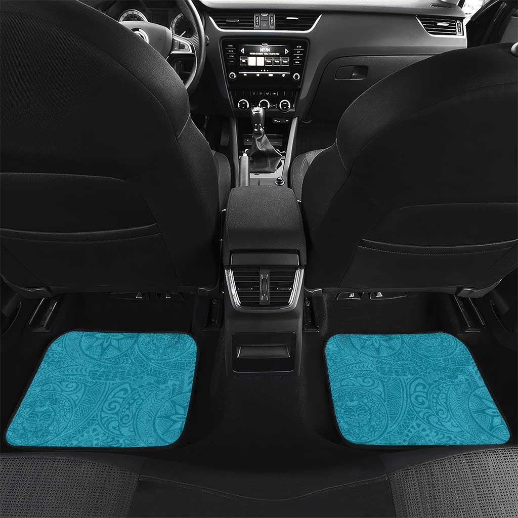 Personalized Kapolei Hawaii High School Car Mats Puakenikeni Lei Hawaiian Pattern - Polynesian Pride