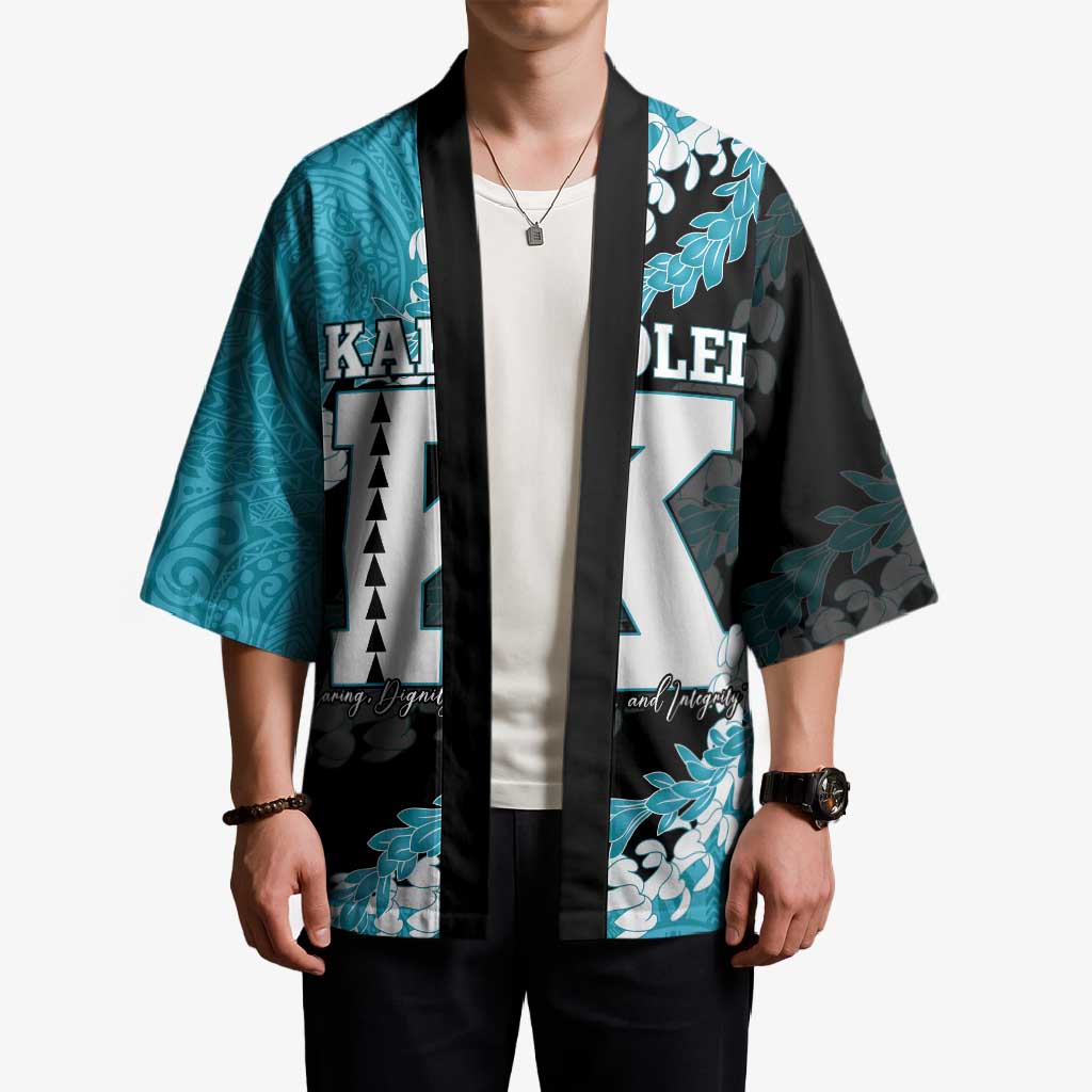 Personalized Kapolei Hawaii High School Kimono Puakenikeni Lei Hawaiian Pattern - Polynesian Pride
