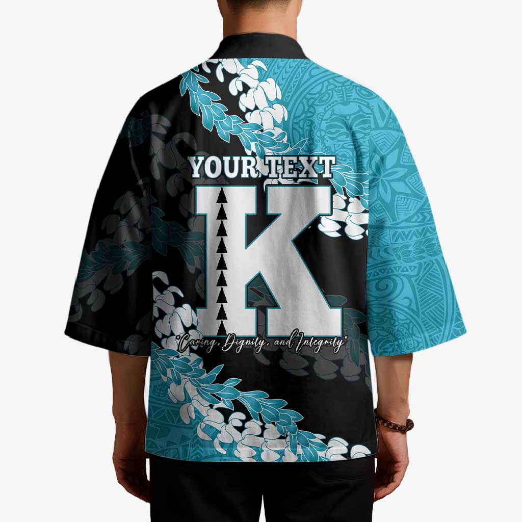 Personalized Kapolei Hawaii High School Kimono Puakenikeni Lei Hawaiian Pattern - Polynesian Pride