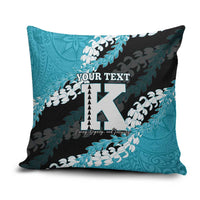 Personalized Kapolei Hawaii High School Pillow Cover Puakenikeni Lei Hawaiian Pattern - Polynesian Pride