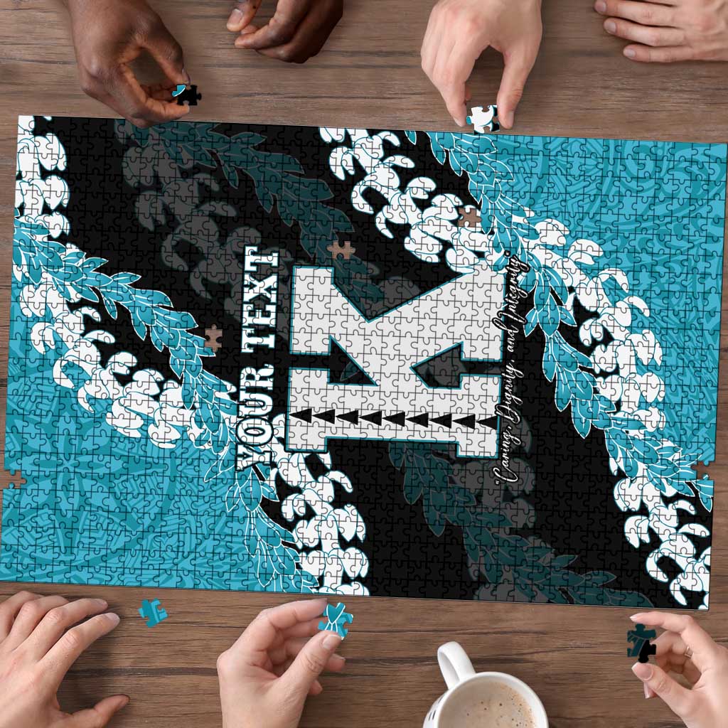 Personalized Kapolei Hawaii High School Puzzle Puakenikeni Lei Hawaiian Pattern LT14 - Polynesian Pride