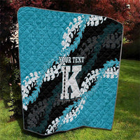 Personalized Kapolei Hawaii High School Quilt Puakenikeni Lei Hawaiian Pattern - Polynesian Pride