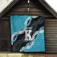 Personalized Kapolei Hawaii High School Quilt Puakenikeni Lei Hawaiian Pattern - Polynesian Pride