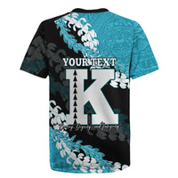 Personalized Kapolei Hawaii High School Rugby Jersey Puakenikeni Lei Hawaiian Pattern LT14 - Polynesian Pride