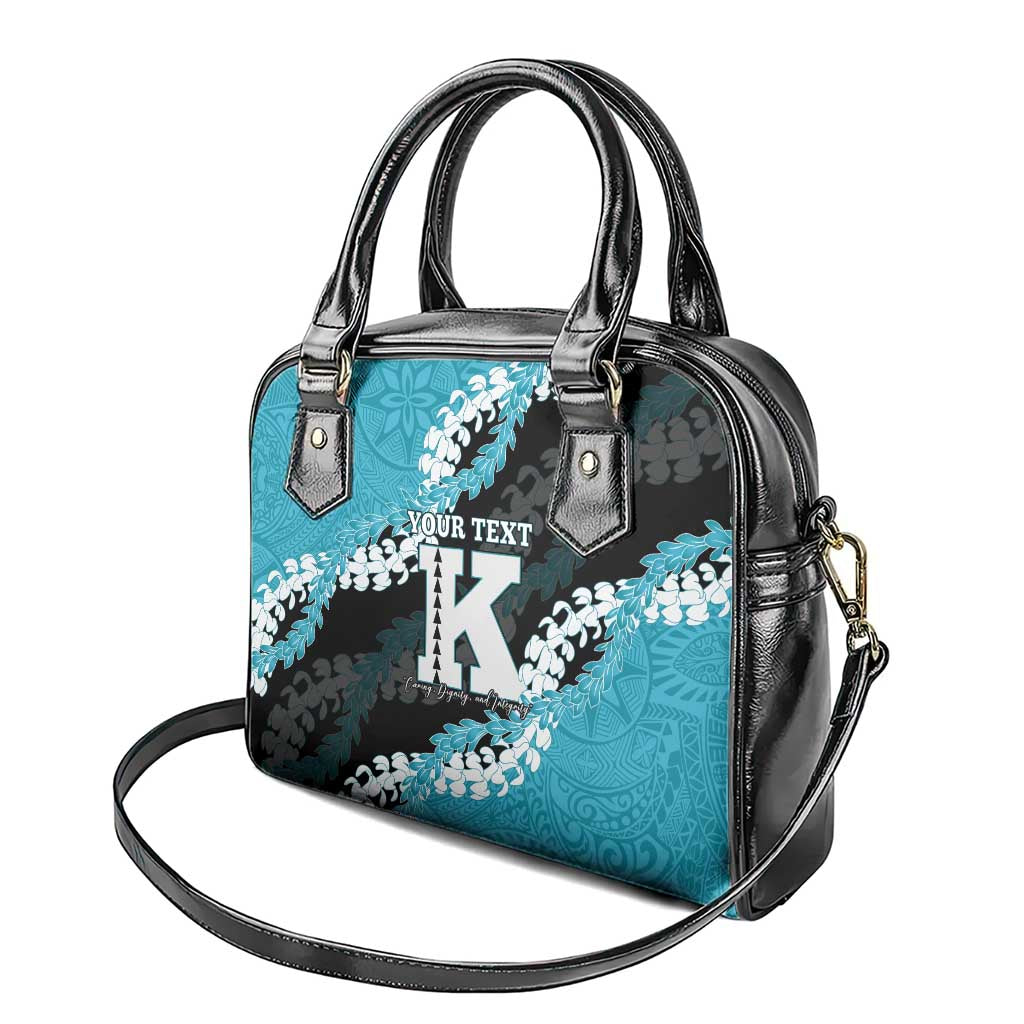 Personalized Kapolei Hawaii High School Shoulder Handbag Puakenikeni Lei Hawaiian Pattern - Polynesian Pride