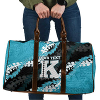 Personalized Kapolei Hawaii High School Travel Bag Puakenikeni Lei Hawaiian Pattern - Polynesian Pride