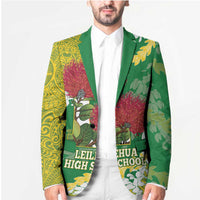 Personalized Leilehua Hawaii High School Blazer Puakenikeni Lei Hawaiian Pattern - Polynesian Pride