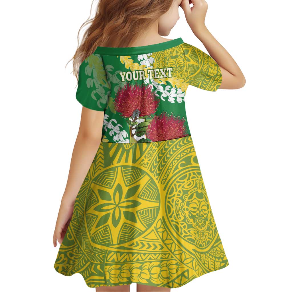 Personalized Leilehua Hawaii High School Family Matching Puletasi and Hawaiian Shirt Puakenikeni Lei Hawaiian Pattern - Polynesian Pride