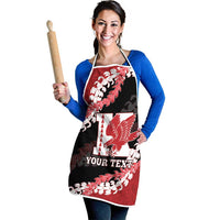 Personalized Kalani Hawaii High School Apron Puakenikeni Lei Hawaiian Pattern LT14 - Polynesian Pride
