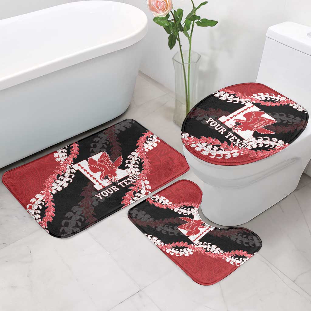 Personalized Kalani Hawaii High School Bathroom Set Puakenikeni Lei Hawaiian Pattern - Polynesian Pride