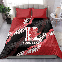 Personalized Kalani Hawaii High School Bedding Set Puakenikeni Lei Hawaiian Pattern - Polynesian Pride