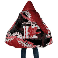 Personalized Kalani Hawaii High School Cloak Puakenikeni Lei Hawaiian Pattern LT14 Unisex Red - Polynesian Pride